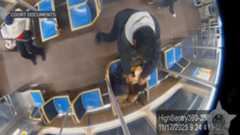 Bild der Überwachungskamera: Trotz dutzender Straftaten auf freiem Fuß. Foto: Screenshot/X