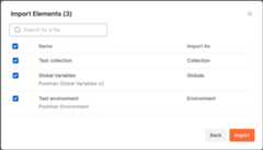 Import Postman data
