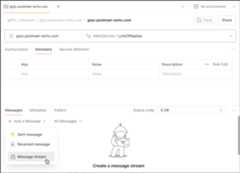 Select Message stream