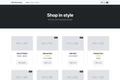 Shop Homepage Preview