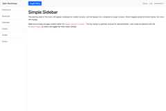 Simple Sidebar Preview