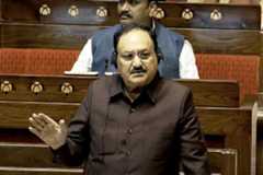 Union Health Minister J P Nadda