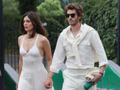 Andrew Garfield and Monica Barbaro Have a Coordinated Couple Outing at Wimbledon