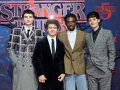 The Boys of Stranger Things Have Found Their Own Red Carpet Style Grooves