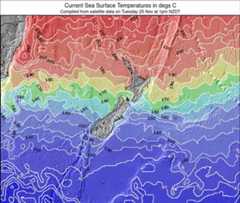 New Zealand Sea Temperature