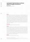 Research paper thumbnail of Learning from Hydraulic Venice Landscape. Adaptive Strategies and Resilience