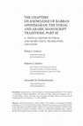 Research paper thumbnail of The Chapters  on Knowledge of Rabban Aphnīmāran: The Syriac and Arabic Manuscript Traditions. Part III