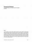 Research paper thumbnail of Growing the Profession: A white paper prepared by the ASLA Council on Education