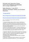 Research paper thumbnail of "La Fabrique du féminisme" (2012, reparution 2018, 2022) : Retour sur 35 ans de publications dans les médias français