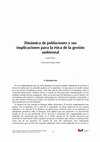 Research paper thumbnail of Dinámica de poblaciones y sus implicaciones para la ética de la gestión ambiental