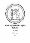 Research paper thumbnail of Lexical Sondergut of Neo-Assyrian // State Archives of Assyria Bulletin XXIII (2017), 1-46