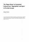 Research paper thumbnail of The 'Negro Boxer' as Contested Cultural Icon: 'Negrophilia' and Sport in Pre-War Europe