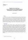 Research paper thumbnail of Manières de créer des sons: l'œuvre musicale versus le dispositif musical (expérimental, cybernétique ou complexe)