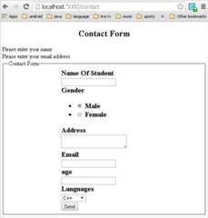 Form Error Page