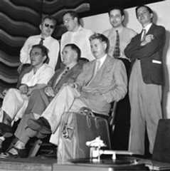  L. Ron Hubbard, 1948, among fellow science fiction luminaries at the World Science Fiction Convention in Toronto. 