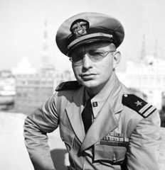  Portland, Oregon, 1943; L. Ron Hubbard, captain of the US Navy subchaser PC 815. 