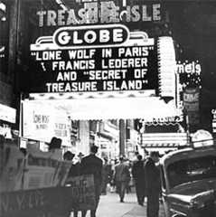  The 1937 Secret of Treasure Island, a fifteen-episode serial adapted for the screen by L. Ron Hubbard from his novel, Murder at Pirate Castle. 