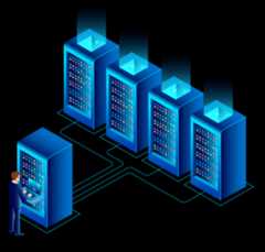 Server Room Illustration 1