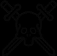 Skulls with Swords