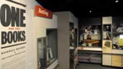 ONE FOR THE BOOKS exhibit