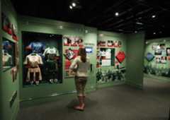 DIAMOND DREAMS: WOMEN IN BASEBALL exhibit
