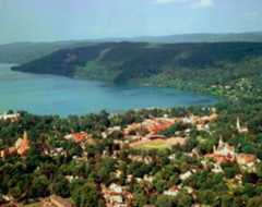 Aerial view of Cooperstown