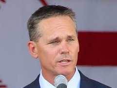 Craig Biggio giving his Induction speech