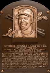 Ken Griffey Jr. Hall of Fame plaque