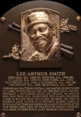 Lee Smith Hall of Fame plaque