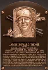 Jim Thome Hall of Fame plaque