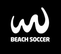 Beach Soccer logo white