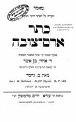 כתר ארם צובה - נחמד, מאיר