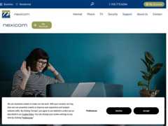 The website screenshot for http://www.nexicom.net/