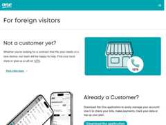 The website screenshot for https://www.one.hu/english