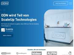 The website screenshot for http://www.odn.de