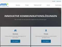 The website screenshot for http://www.mmc.at