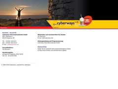 The website screenshot for https://www.cyberways.net/