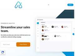 The website screenshot for https://analyticall.com.au/