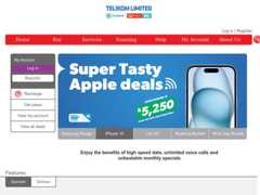 The website screenshot for http://www.bmobile.com.pg