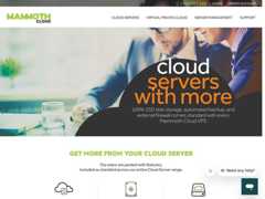 The website screenshot for https://www.mammoth.com.au/