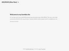 The website screenshot for https://alexneo.net