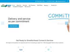 The website screenshot for https://www.neconnect.in