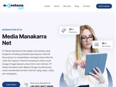 The website screenshot for https://www.manakarra.net