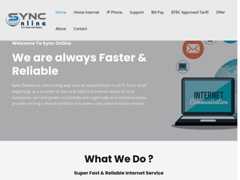 The website screenshot for http://synconlinebd.com