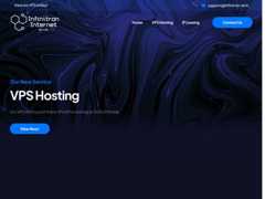 The website screenshot for https://infinitron.tech