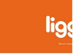 The website screenshot for https://www.liggatelecom.com.br/site/