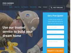 The website screenshot for https://phsscamindo.com