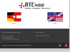 The website screenshot for https://www.rtcnow.com