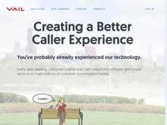 The website screenshot for http://vailsys.com