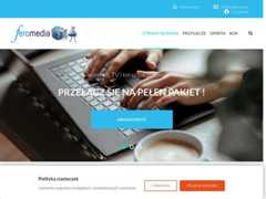 The website screenshot for http://www.feromedia.net